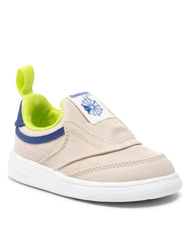 Toddler Reebok Club C Slip On Trainers Beige/Blue GV7458 RRP £34.99 - Picture 3 of 7