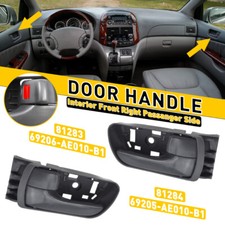 2x For 2004-2010 Toyota Sienna Interior Front Driver Passenger Gray Door Handle