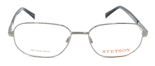 STETSON - 180 F108 058 55/17/145 - GUNMETAL - NEW Authentic MEN EYEGLASSES Frame