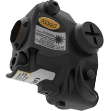 Laspur   Sub Compact Rail Mount Red Laser Sight combo High Lumen Flashlight