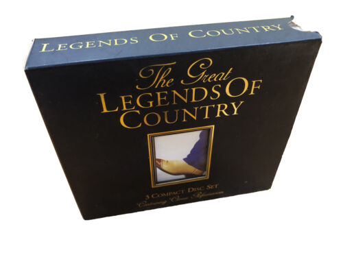 3-CD - GREAT LEGENDS OF COUNTRY vol.8   54 song compilation Classic Performances - Picture 1 of 7