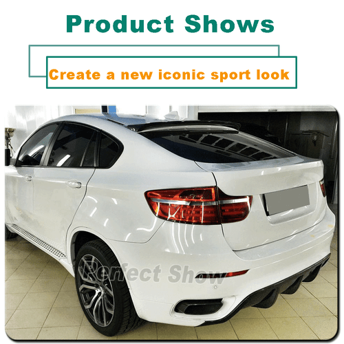 Carbon Diffusor für BMW X6 E71 08-14 Heckdiffusor Stoßstange Spoiler Heckansatz - Bild 3 von 13