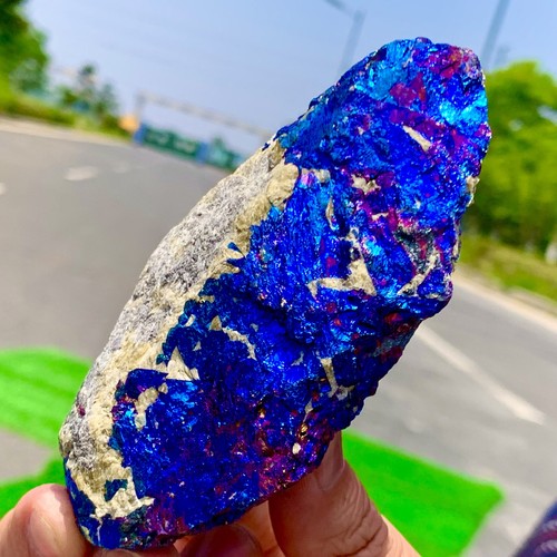 332G Rare Natural Beautiful Colorful Bornite Raw Mineral Specimen Healing - Picture 8 of 23