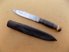 Rare! Old Antique Marbles Safety Axe Co. Fixed Blade Knife