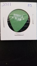 SIMPLE PLAN - ORIGINAL 2011 TOUR CONCERT GUITAR PICK