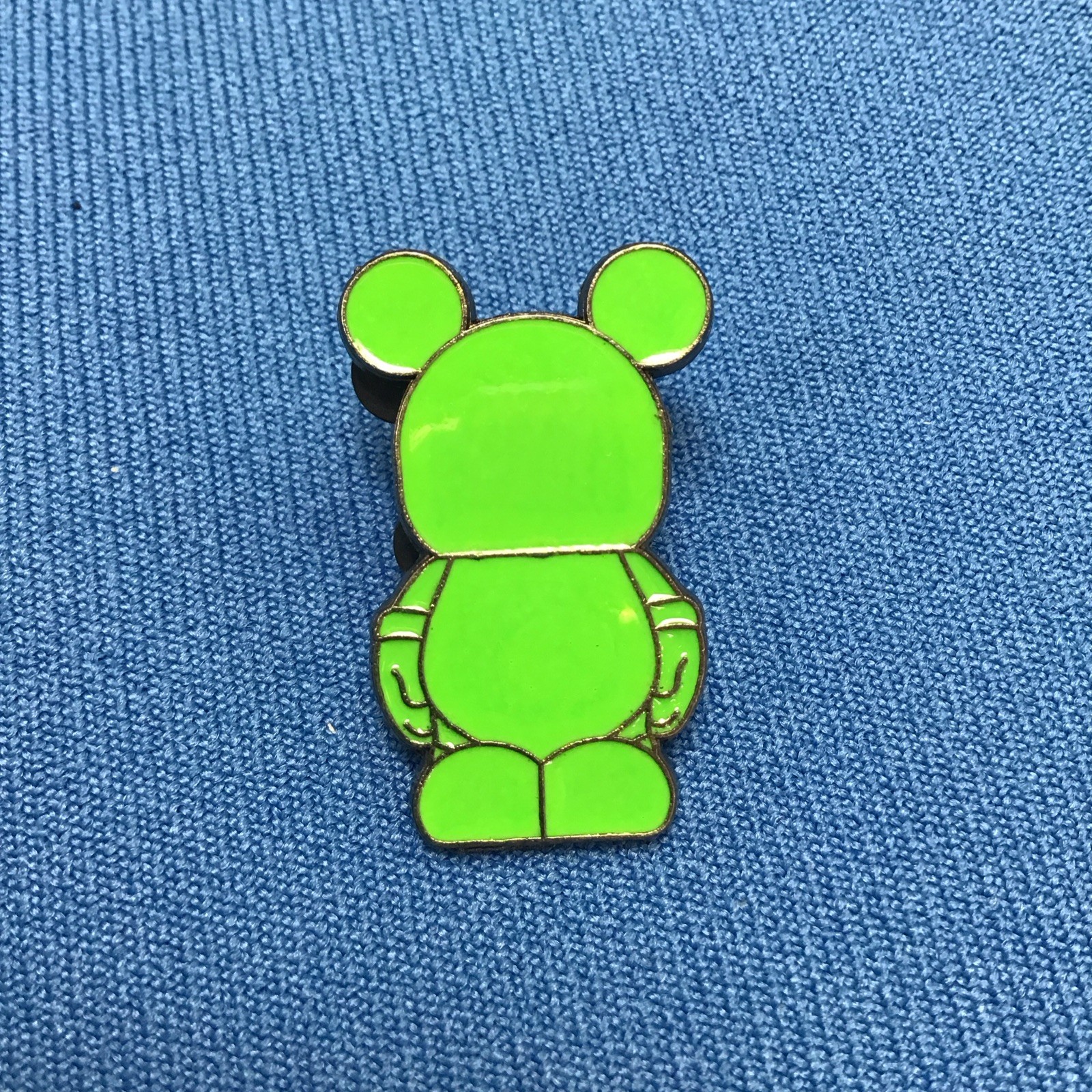 Disney Mickey Mouse Green Vinylmation Jr Badge Lapel Pin