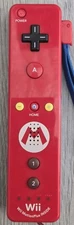 Official Wii Remote MARIO Red Nintendo Motion Plus Inside 👾 Wi U OEM Controller