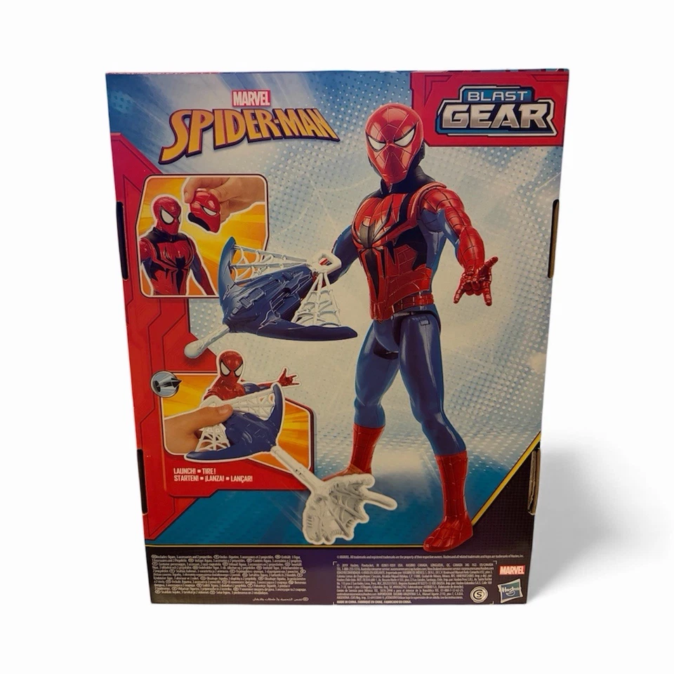 Новый Marvel Spider Man фигурка игрушка для мальчиков Blast Gear набор - Изображение 2 из 2