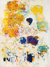 Joan Mitchell Blueberry VINTAGE art print antique painting