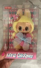 POP MART  THE MONSTERS Let's Checkmate Series Plush Labubu SEALED - US SELLER