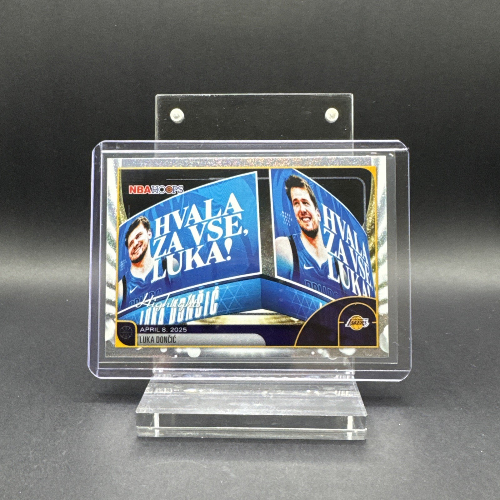 Luka Doncic 2025-26 NBA Hoops Highlights Insert Light Burst Parallel #269 Lakers