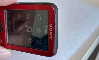 Sony Walkman NWZ-E438F 8GB MP3 Player Red | Tested & Working