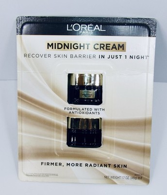 L'Oreal Paris Age Perfect Midnight Night Face Cream 1.7oz Two Pack - Damaged