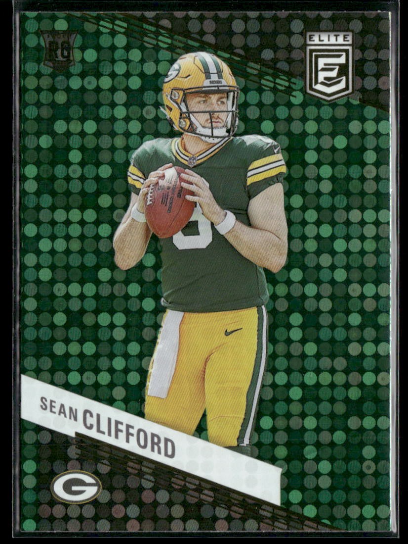 2023 Donruss Elite Sean Clifford #181 Rookie Green Disco