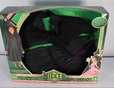 Wicked Deluxe Elphaba Black Defying Gravity Dress Up Set W/ Hat Size 4-6x
