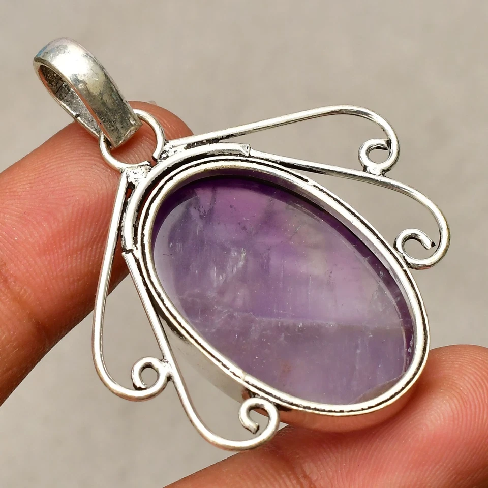 Ciondolo gioiello in argento sterling 925 fatto a mano con pietra preziosa... - Immagine 4 di 4