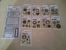 Basicgrey Clear Stamp Embellishments for Scrapbooking New 10 lot