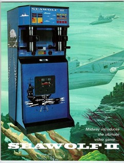Midway Sea Wolf II Arcade Game Flyer Original Sales Ad 1978 Submarine Vintage