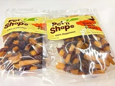 2 Packs (16 oz each) Pet 'n Shape Duck 'n Sweet Potato Chews Jerky Dog Treats