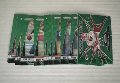 2024 Panini Prizm GREEN WAVE Football Parallels! Inserts RC Pick Your Card