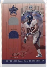 2001 Leaf Rookies & Stars Dress For Success Michael Strahan #DFS-10 HOF