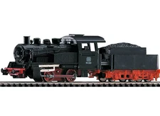 50501 Piko HO BR98 003 Steam Locomotive With Tender DB Black Red Frame