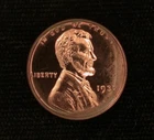1937 1c NEAR GEM PROOF !!!!! NEARLY FULL RED & RARE !!!!!