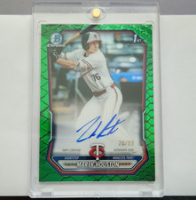 2026 BOWMAN CHROME PROSPECT AUTOGRAPHS CPA-MHO MAREK HOUSTON GREEN REPTILIAN