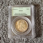 New Listing1945-S Walking Liberty Half Dollar 50C Silver PCGS MS65 0.9 Fine