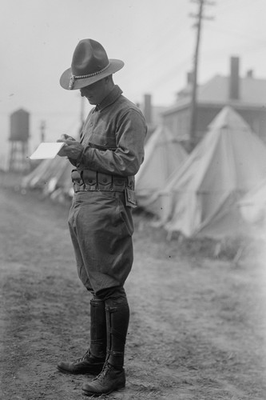 #ad #ad 1917 WWI Soldier Fort McHenry U.S. Army General Hospital 4x6 Photo #1 $5.00