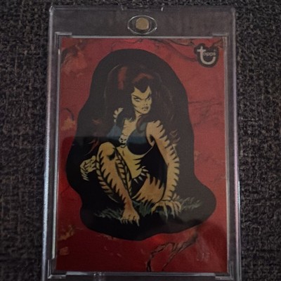 2025 TOPPS MARVEL COMIC BOOK HEROES TIGRA RED /5 OMEGA 