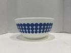 Vtg Pyrex Blue Polka Dot #403 Nesting 2.5 Qt Mixing Bowl 8.75”x 4” Made In USA