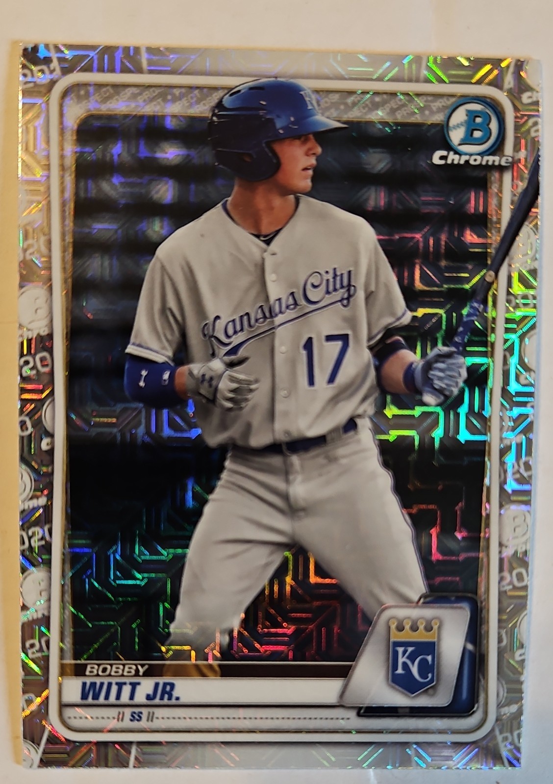 2020 Bowman Chrome - Prospects Bobby Witt Jr. #BCP-160 Mojo Refractor 