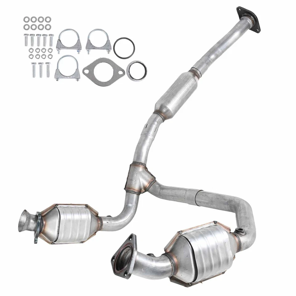 Fits 2009-2020 GMC Savana 1500/2500/3500 4.8/5.3L Y pipe Catalytic Converter EPA - Image 2 of 4