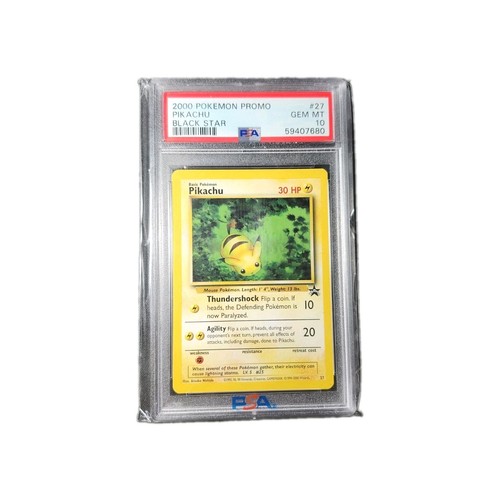 Pikachu #27 Wotc Black Star Promo PSA 10