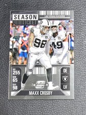 2024 Panini Contenders Optic - Season Ticket Maxx Crosby #29 Raiders Football