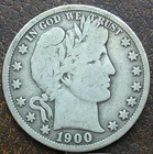 US 1900-S Barber Half Dollar  **