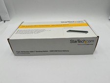 StarTech DK30CH2DEP Triple 4K Monitor USB-C Docking Station