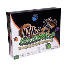 RoosterFin Board Game  Ninja Squirrels - The Game of Color Matching Nut  Box NM