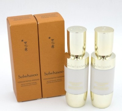 Sulwhasoo Concentrated Ginseng Brightening Serum 8ml x 2ea Anti Aging K-Beauty