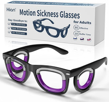 Adult Anti- Motion Sickness Smart Glasses, Ultra-Light Portable Nausea R