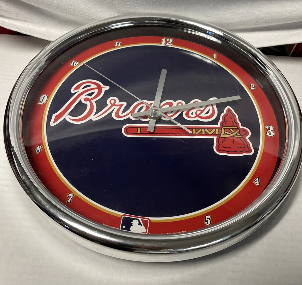 Atlanta Braves MLB Wall Clock - Image 2 of 4
