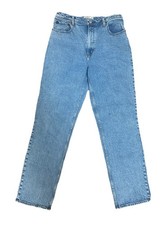 Abercrombie  Fitch 90s Straight Jeans Ultra High Rise Womens 32/14L Medium Wash