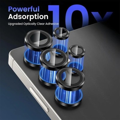 Tempered Glass Metal Camera Lens Protector For Galaxy S25 Ultra Plus S25 Edge