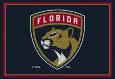 8x11 Milliken Florida Panthers Sports NHL Spirit Area Rug - Approx 7'8"x10'9"
