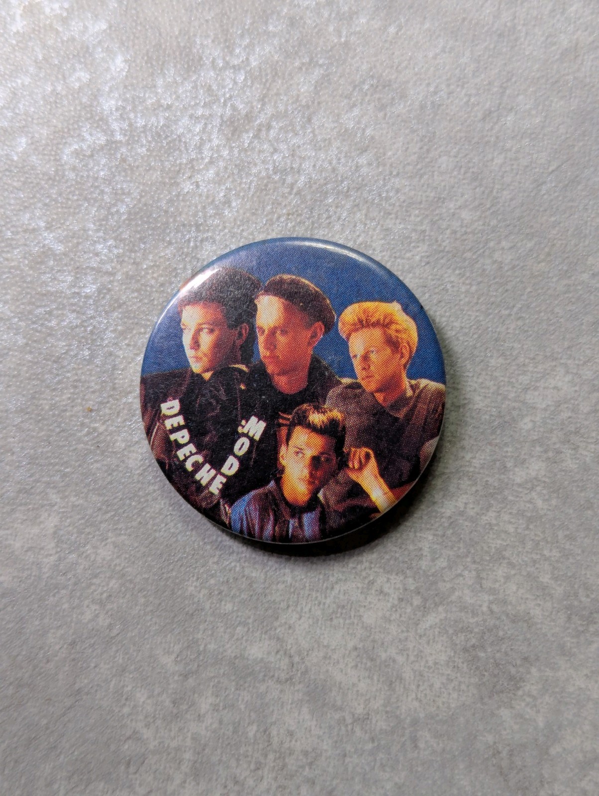 Vintage 80s Depeche Mode Pin Badge Purchased 1986 image 2