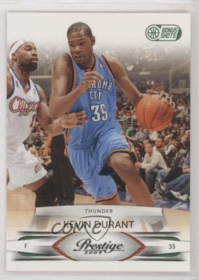2009-10 Panini Prestige Bonus Shots Green 2/25 Kevin Durant #73 5ir