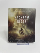 Hacksaw Ridge (Blu-ray/DVD/Digital) Steelbook Limited Edition - Mel Gibson - VG