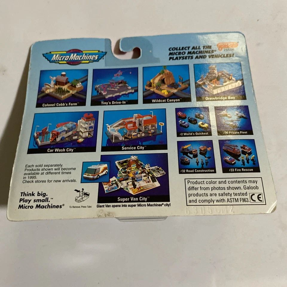 Micro Machines Coolest Cars 64 VW Bug Ferrari 250 TR Vintage Antique collectible - Image 4 of 4