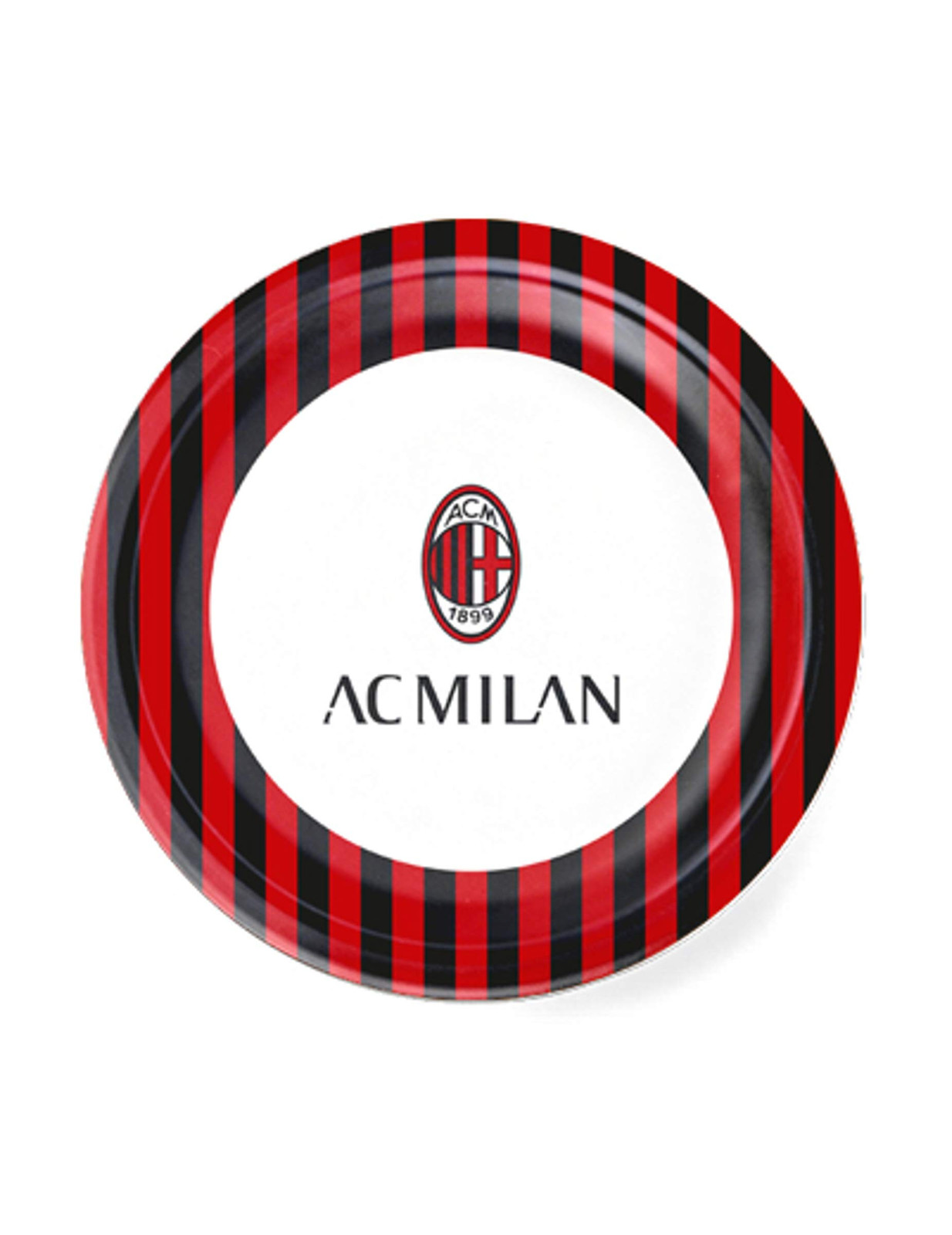 Универсальные бумажные тарелки AC Milan 23 см в упаковке из 8 штук